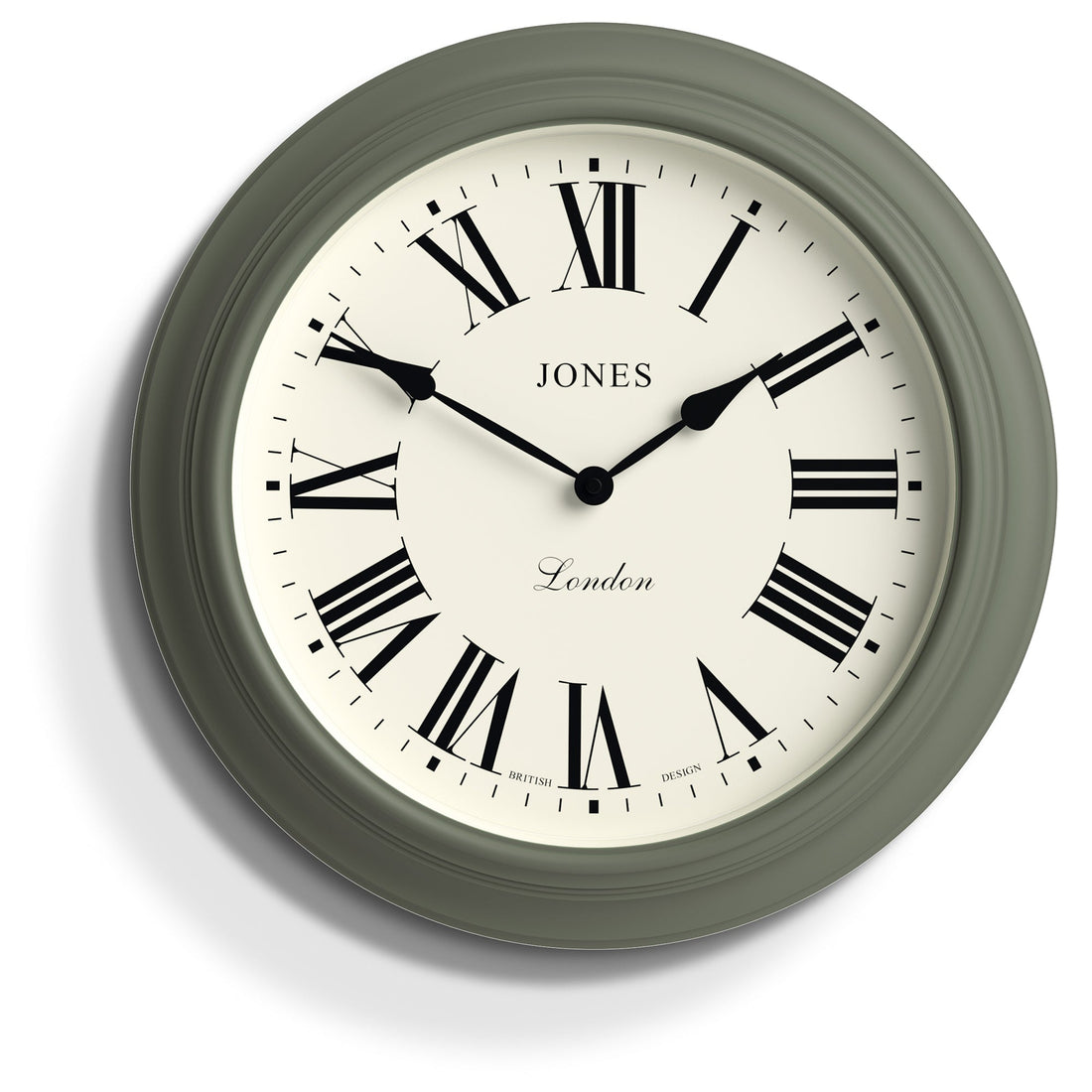Newgate Jones Supper Club Clock Moss Green-Home &amp; Garden &gt; Decor-PEROZ Accessories