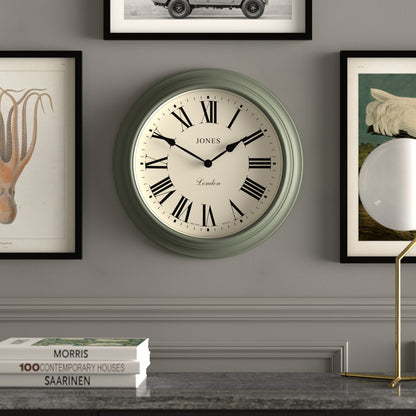 Newgate Jones Supper Club Clock Moss Green-Home &amp; Garden &gt; Decor-PEROZ Accessories