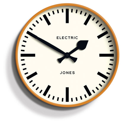 Newgate Jones Railway Wall Clock Orange-Home &amp; Garden &gt; Decor-PEROZ Accessories