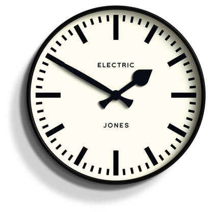 Newgate Jones Railway Wall Clock Black-Home &amp; Garden &gt; Decor-PEROZ Accessories