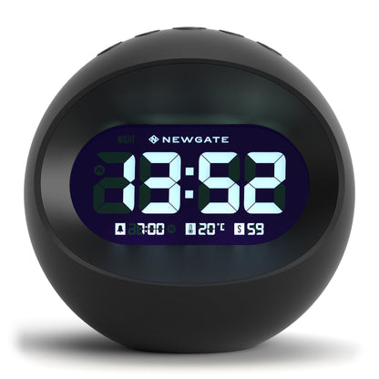 Newgate Centre Of The Earth Lcd Alarm Clock Black-Home &amp; Garden &gt; Decor-PEROZ Accessories