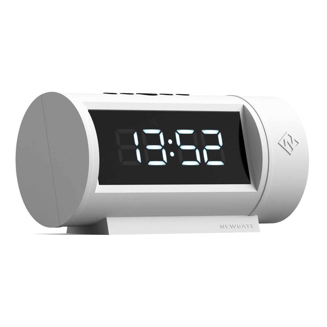 Newgate Pil Led Alarm Clock White-Home &amp; Garden &gt; Decor-PEROZ Accessories