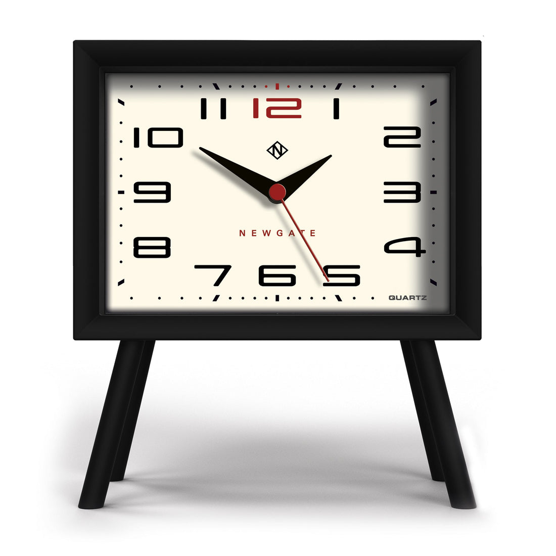 Newgate Henry Mantel Clock Neutral Mono Ii Dial-Home &amp; Garden &gt; Decor-PEROZ Accessories