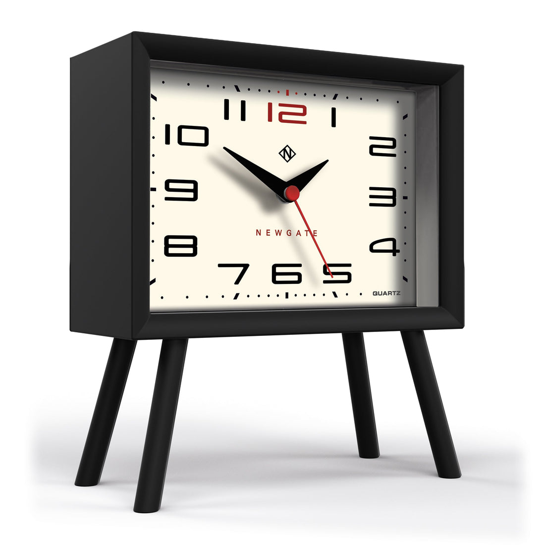 Newgate Henry Mantel Clock Neutral Mono Ii Dial-Home &amp; Garden &gt; Decor-PEROZ Accessories