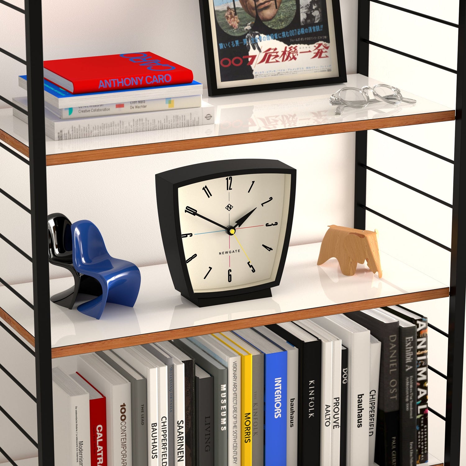 Newgate Odyssey Mantel Clock Black-Home &amp; Garden &gt; Decor-PEROZ Accessories