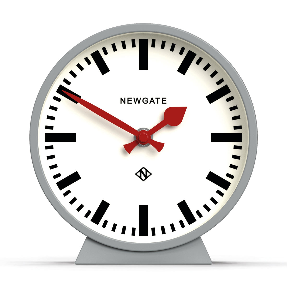 Newgate Railway Mantel Clock Posh Grey-Home &amp; Garden &gt; Decor-PEROZ Accessories