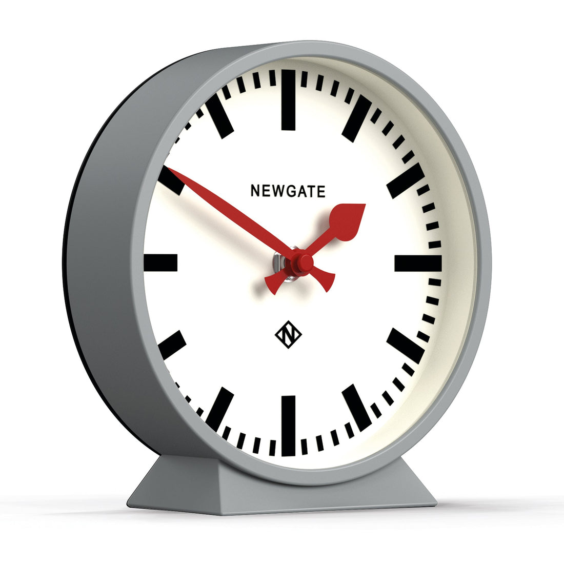 Newgate Railway Mantel Clock Posh Grey-Home &amp; Garden &gt; Decor-PEROZ Accessories