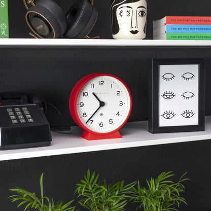 Newgate M Mantel Clock Fire Engine Red-Home &amp; Garden &gt; Decor-PEROZ Accessories