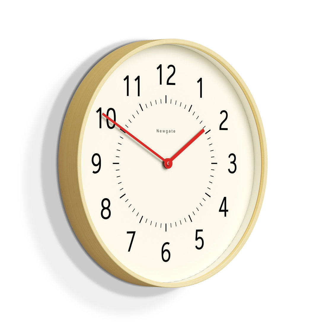 Newgate Monopoly Plywood Wall Clock With Red Hands-Home &amp; Garden &gt; Decor-PEROZ Accessories