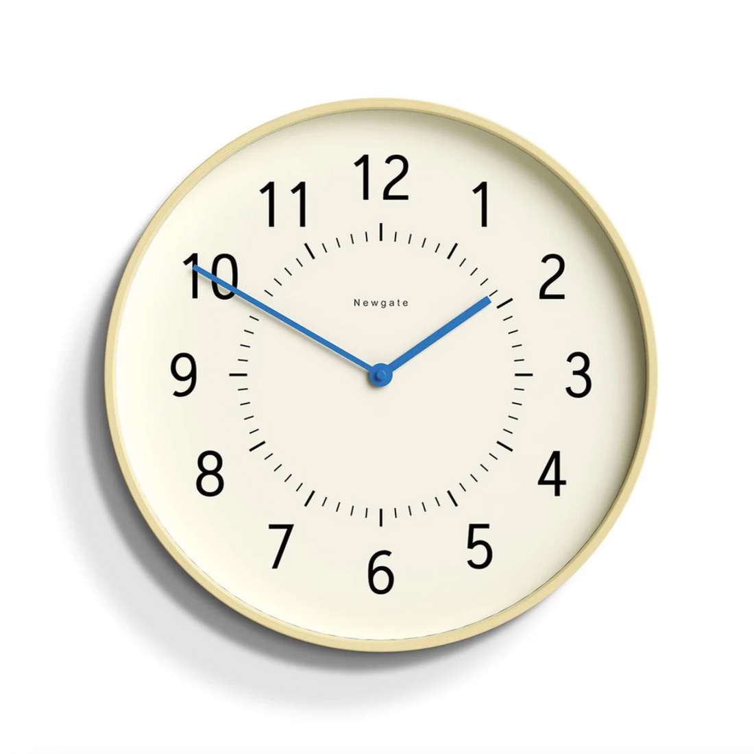 Newgate Monopoly Plywood Wall Clock With Blue Hands-Home &amp; Garden &gt; Decor-PEROZ Accessories