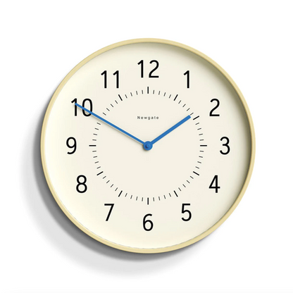Newgate Monopoly Plywood Wall Clock With Blue Hands-Home &amp; Garden &gt; Decor-PEROZ Accessories