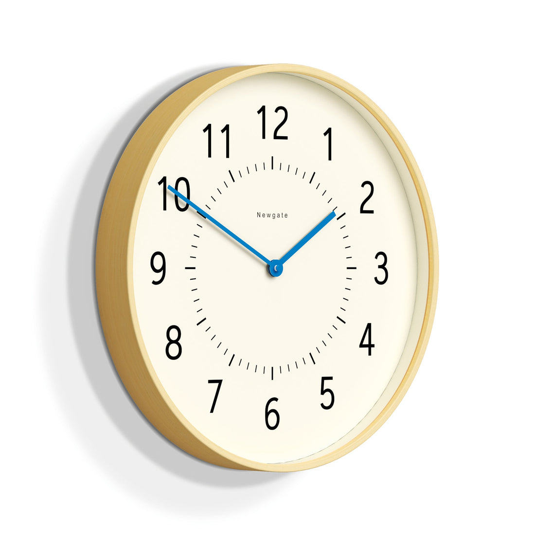 Newgate Monopoly Plywood Wall Clock With Blue Hands-Home &amp; Garden &gt; Decor-PEROZ Accessories