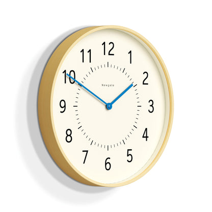 Newgate Monopoly Plywood Wall Clock With Blue Hands-Home &amp; Garden &gt; Decor-PEROZ Accessories