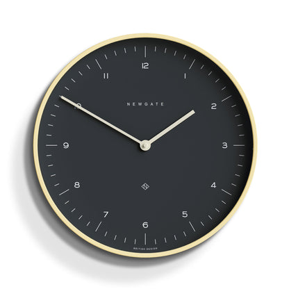 Newgate Mr Clarke Clock Pale Wood Oil Grey Dial-Home &amp; Garden &gt; Decor-PEROZ Accessories