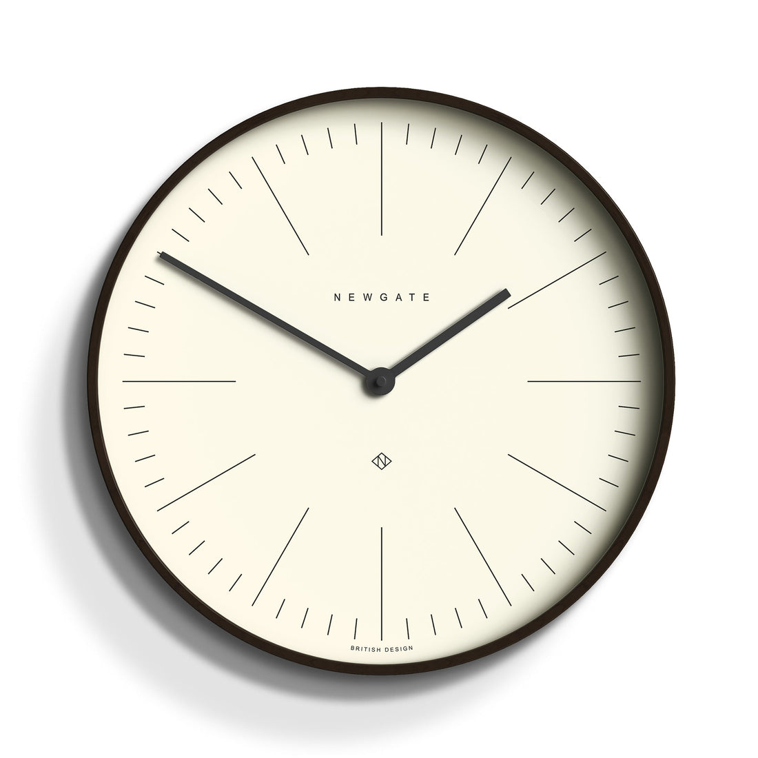 Newgate Mr Clarke Clock Dark Wood Marker Dial-Home &amp; Garden &gt; Decor-PEROZ Accessories