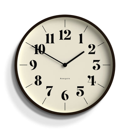 Newgate Mr Clarke Clock Dark Wood Hopscotch Dial-Home &amp; Garden &gt; Decor-PEROZ Accessories