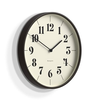 Newgate Mr Clarke Clock Dark Wood Hopscotch Dial-Home &amp; Garden &gt; Decor-PEROZ Accessories
