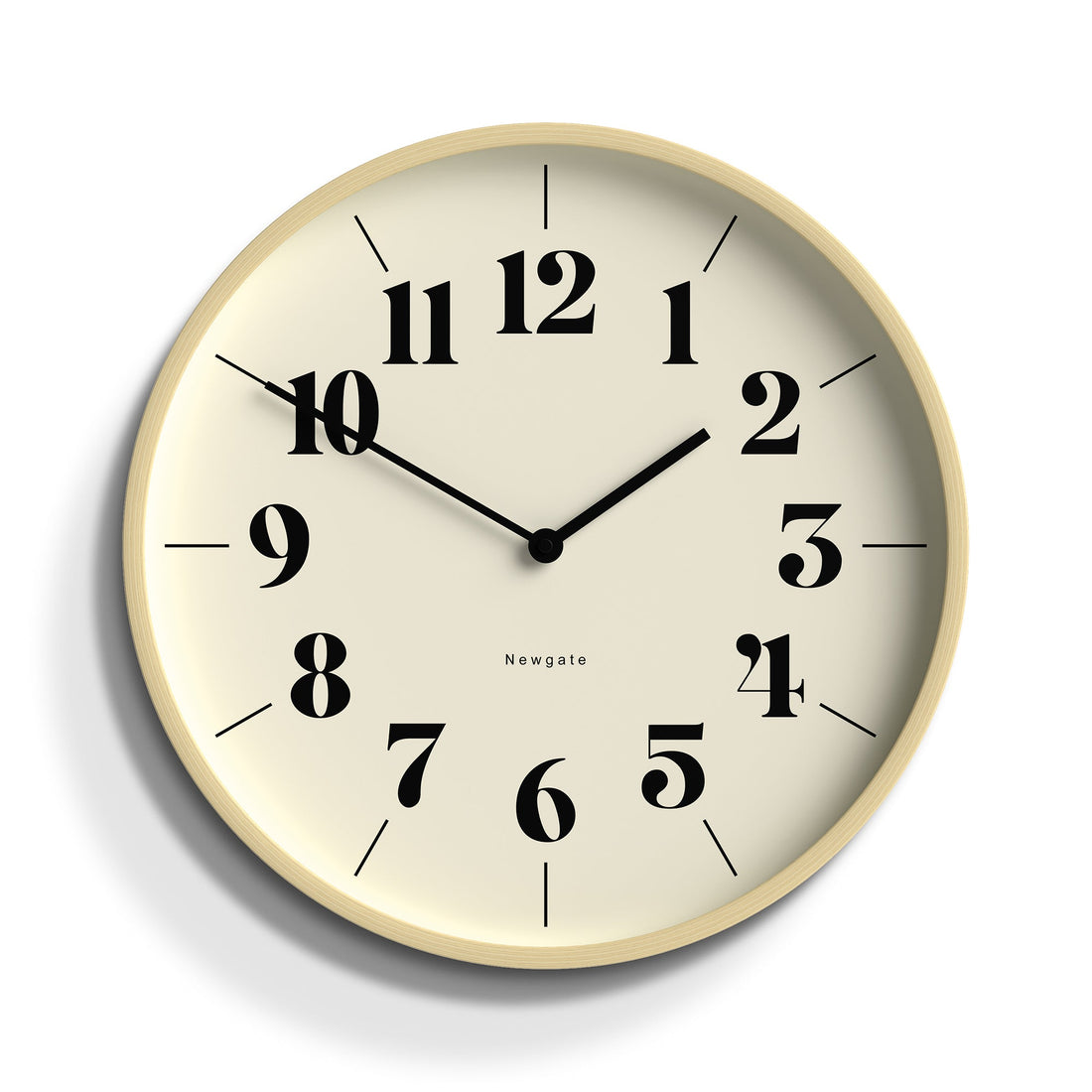 Newgate Mr Clarke Clock Pale Wood Hopscotch Dial-Home &amp; Garden &gt; Decor-PEROZ Accessories
