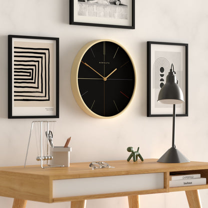 Newgate Mr Clarke Clock Pale Wood Reverse Hockey Dial-Home &amp; Garden &gt; Decor-PEROZ Accessories