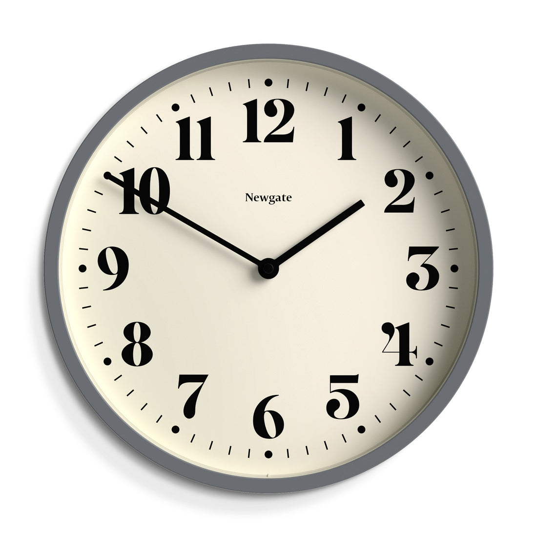 Newgate Number Four Wall Clock Matte French Navy-Home &amp; Garden &gt; Decor-PEROZ Accessories