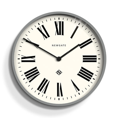 Newgate Number One Clock Italian Posh Grey-Home &amp; Garden &gt; Decor-PEROZ Accessories