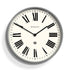 Newgate Number One Clock Italian Posh Grey-Home & Garden > Decor-PEROZ Accessories
