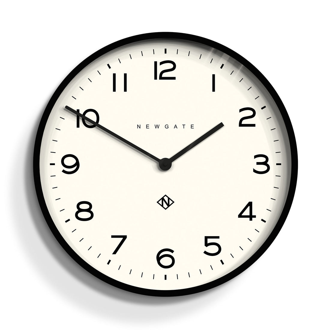 Newgate Number One Clock Echo Black-Home &amp; Garden &gt; Decor-PEROZ Accessories