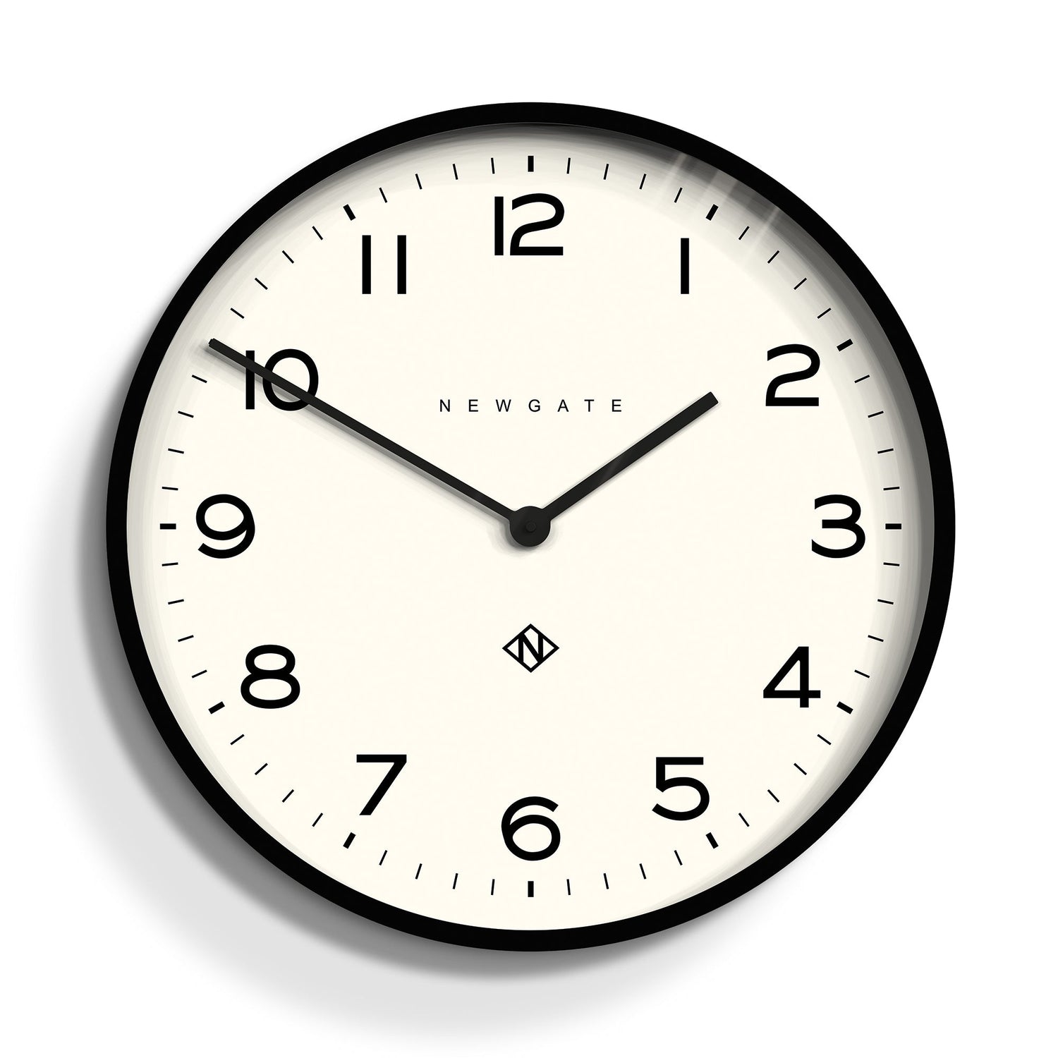 Newgate Number One Clock Echo Black-Home &amp; Garden &gt; Decor-PEROZ Accessories