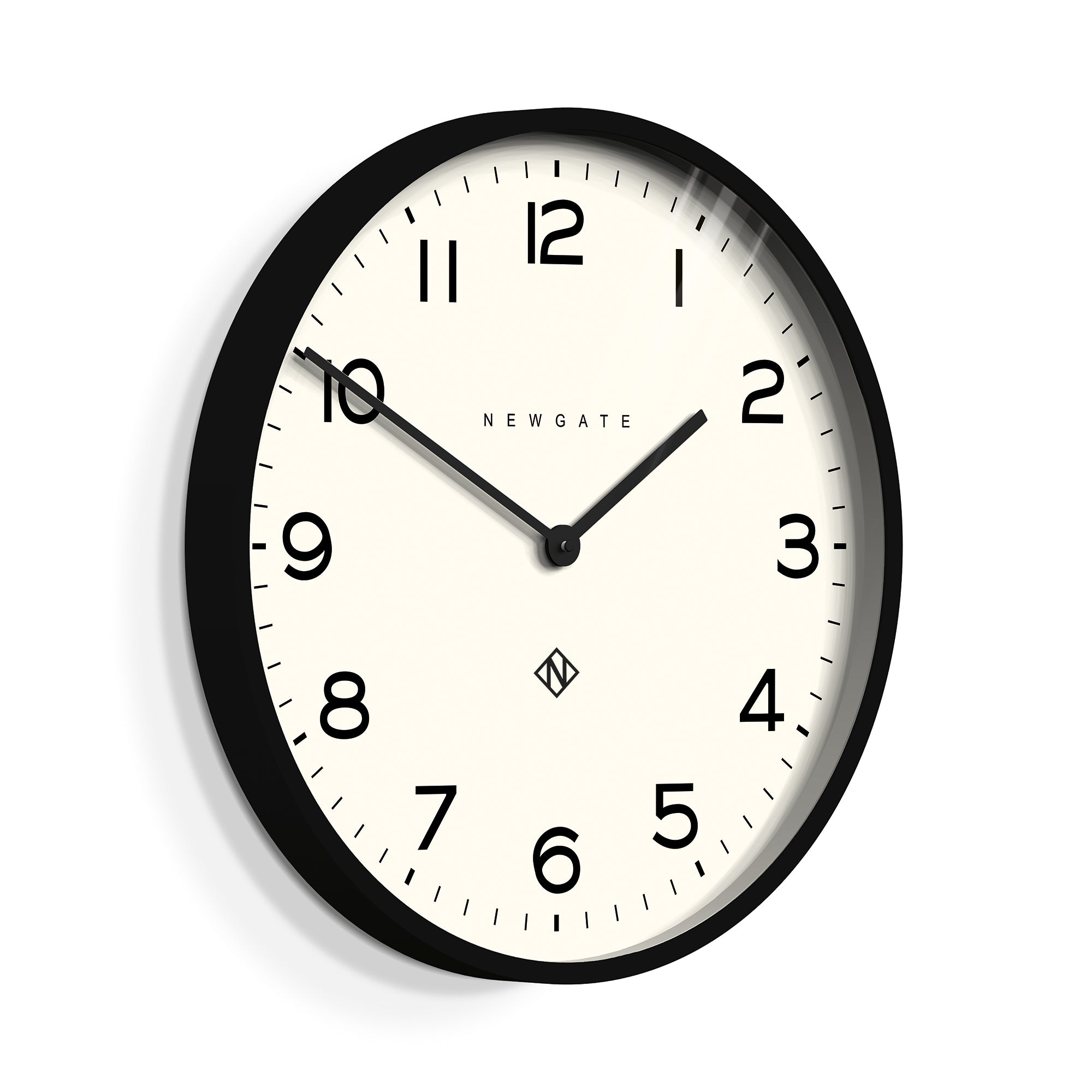 Newgate Number One Clock Echo Black-Home &amp; Garden &gt; Decor-PEROZ Accessories
