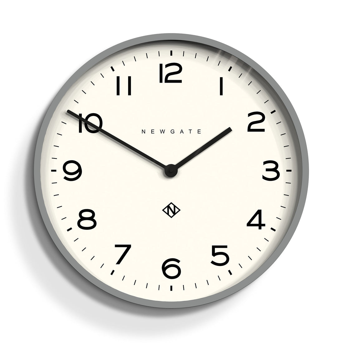 Newgate Number One Clock Echo Posh Grey-Home &amp; Garden &gt; Decor-PEROZ Accessories