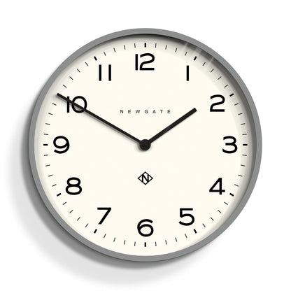 Newgate Number One Clock Echo Posh Grey-Home &amp; Garden &gt; Decor-PEROZ Accessories