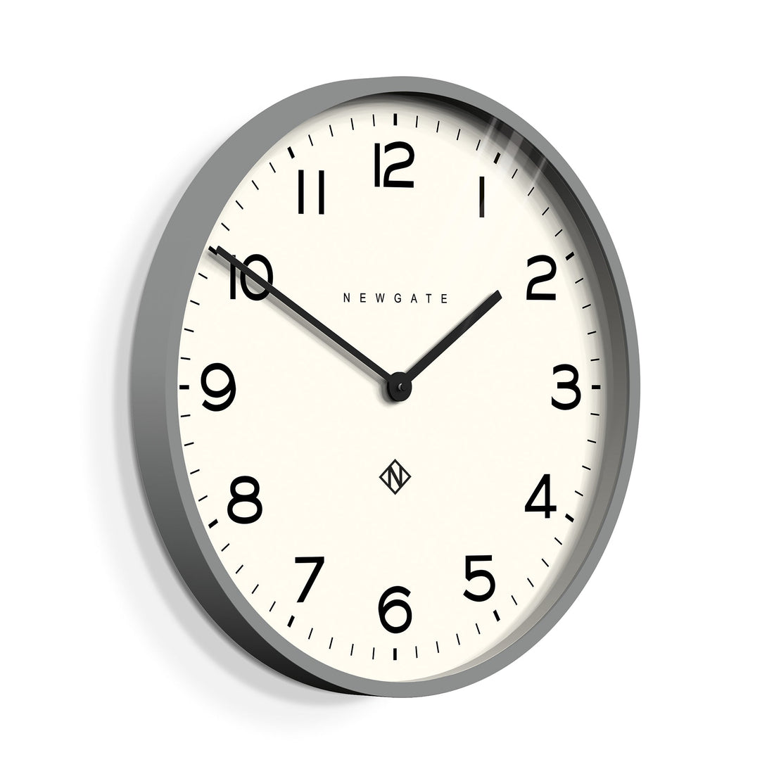 Newgate Number One Clock Echo Posh Grey-Home &amp; Garden &gt; Decor-PEROZ Accessories