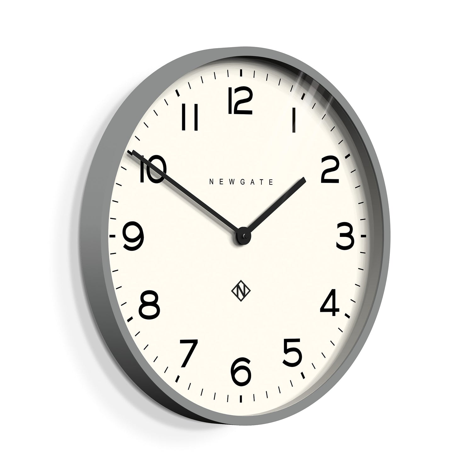 Newgate Number One Clock Echo Posh Grey-Home &amp; Garden &gt; Decor-PEROZ Accessories
