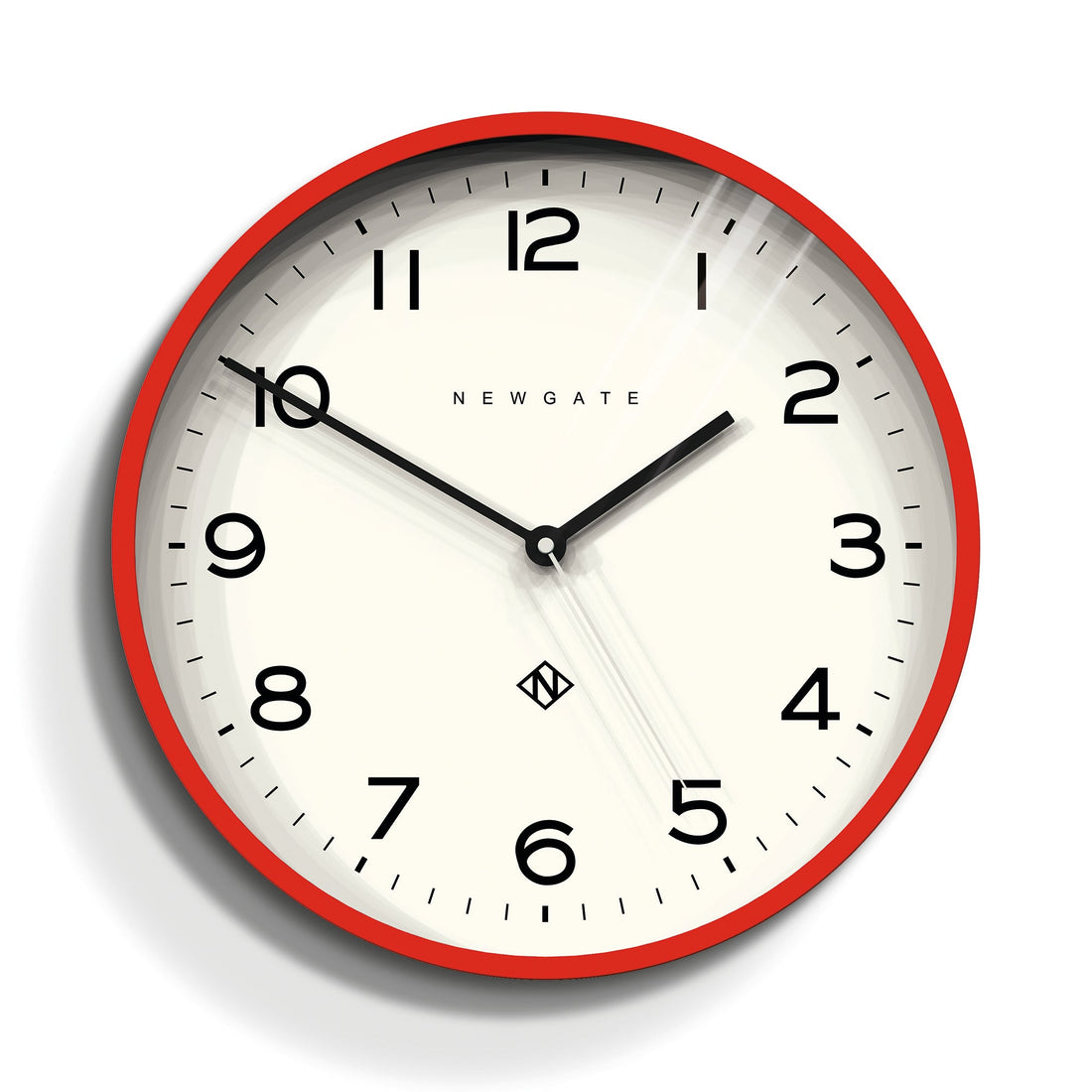 Newgate Number Three Echo Clock Silicone Red-Home &amp; Garden &gt; Decor-PEROZ Accessories