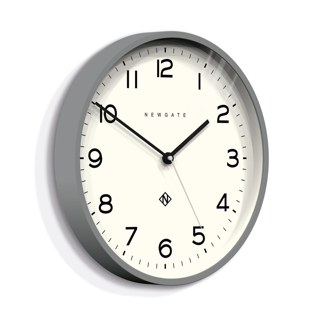 Newgate Number Three Echo Clock Silicone Grey-Home &amp; Garden &gt; Decor-PEROZ Accessories