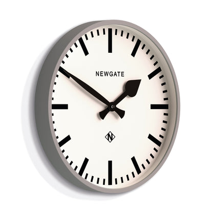 Newgate Railway Clock Grey-Home &amp; Garden &gt; Decor-PEROZ Accessories