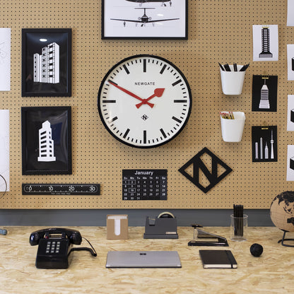 Newgate Putney Clock Black-Home &amp; Garden &gt; Decor-PEROZ Accessories
