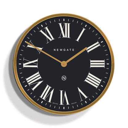 Newgate Mr Butler Wall Clock Radial Brass-Home &amp; Garden &gt; Decor-PEROZ Accessories