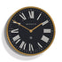 Newgate Mr Butler Wall Clock Radial Brass-Home & Garden > Decor-PEROZ Accessories