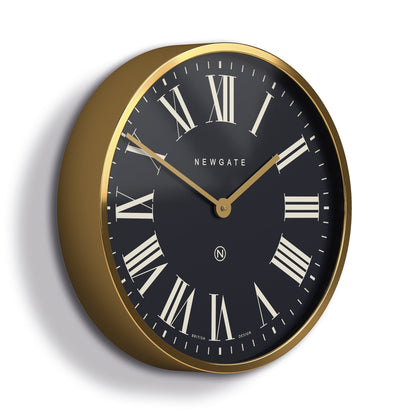 Newgate Mr Butler Wall Clock Radial Brass-Home &amp; Garden &gt; Decor-PEROZ Accessories