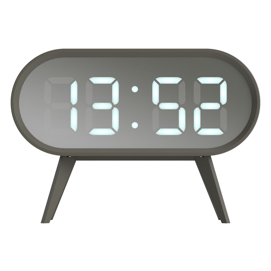 Newgate Space Hotel Cyborg Led Alarm Clock Grey-Home &amp; Garden &gt; Decor-PEROZ Accessories