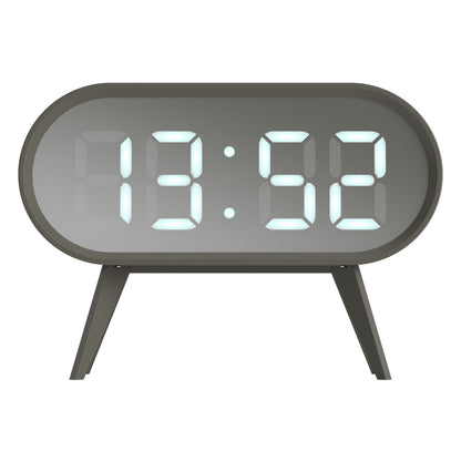 Newgate Space Hotel Cyborg Led Alarm Clock Grey-Home &amp; Garden &gt; Decor-PEROZ Accessories