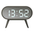 Newgate Space Hotel Cyborg Led Alarm Clock Grey-Home & Garden > Decor-PEROZ Accessories
