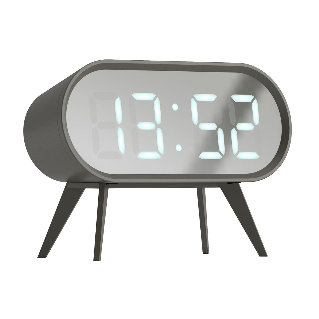 Newgate Space Hotel Cyborg Led Alarm Clock Grey-Home &amp; Garden &gt; Decor-PEROZ Accessories