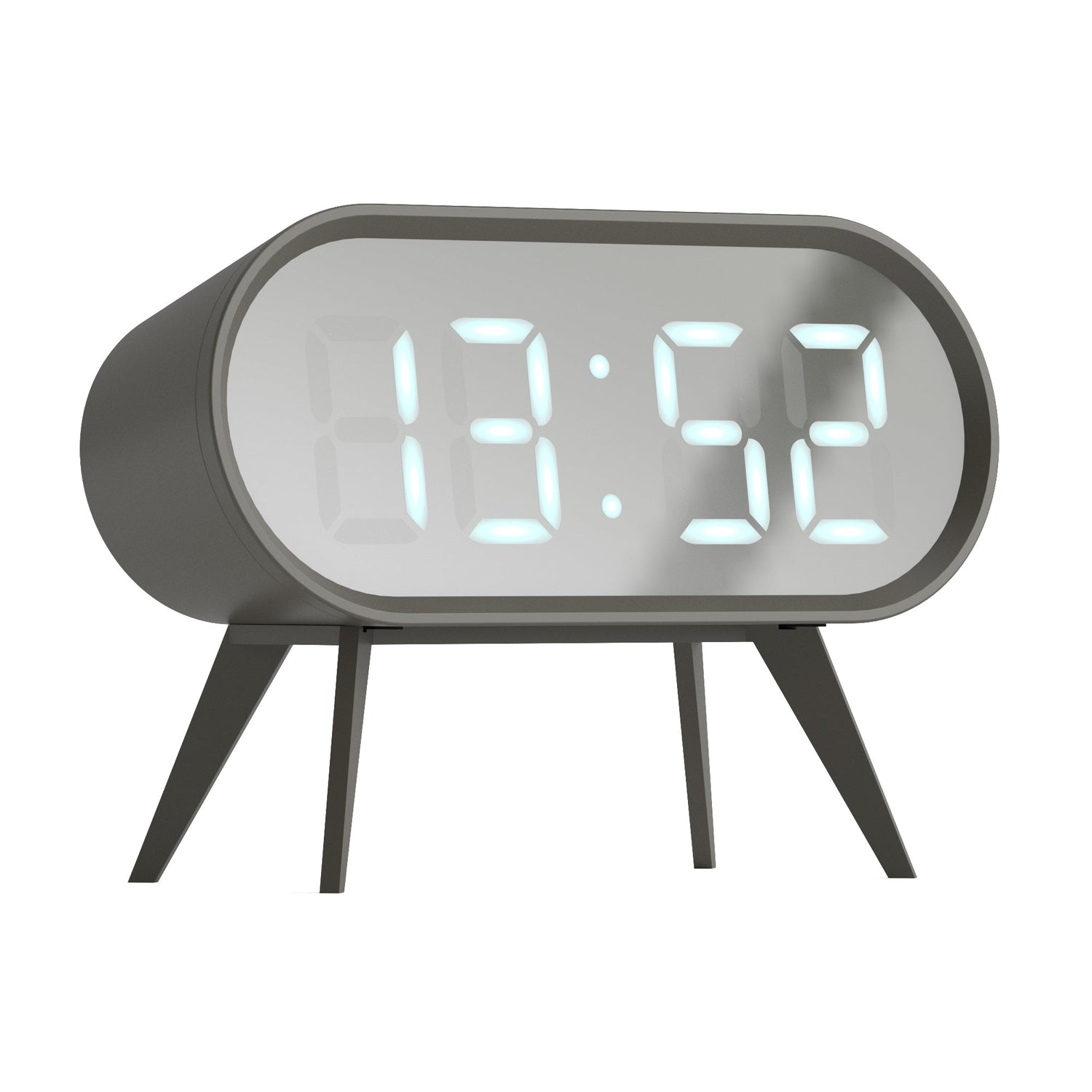 Newgate Space Hotel Cyborg Led Alarm Clock Grey-Home &amp; Garden &gt; Decor-PEROZ Accessories