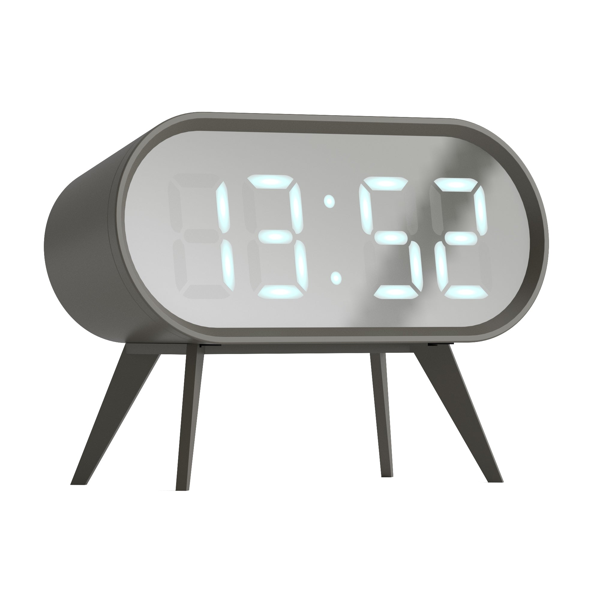 Newgate Space Hotel Cyborg Led Alarm Clock Grey-Home &amp; Garden &gt; Decor-PEROZ Accessories