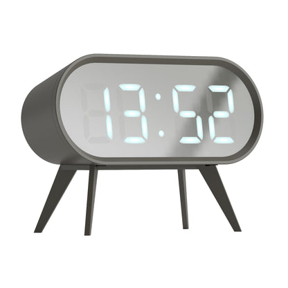 Newgate Space Hotel Cyborg Led Alarm Clock Grey-Home &amp; Garden &gt; Decor-PEROZ Accessories