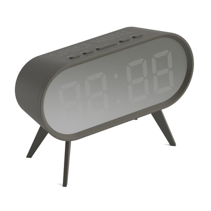 Newgate Space Hotel Cyborg Led Alarm Clock Grey-Home &amp; Garden &gt; Decor-PEROZ Accessories
