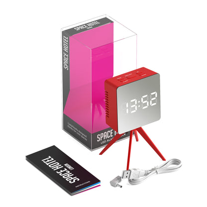 Newgate Space Hotel Droid Led Alarm Clock Red-Home &amp; Garden &gt; Decor-PEROZ Accessories