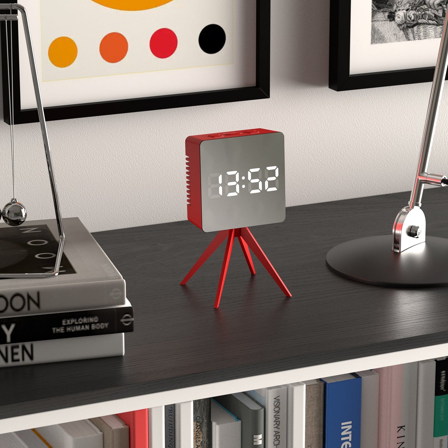 Newgate Space Hotel Droid Led Alarm Clock Red-Home &amp; Garden &gt; Decor-PEROZ Accessories